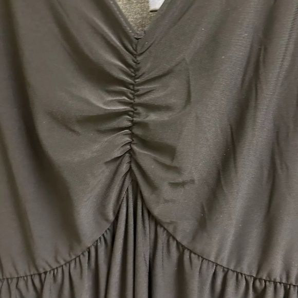 T36 - Torrid Black Cinch Front Babydoll Top Size 3 22/24 - Picture 2 of 4